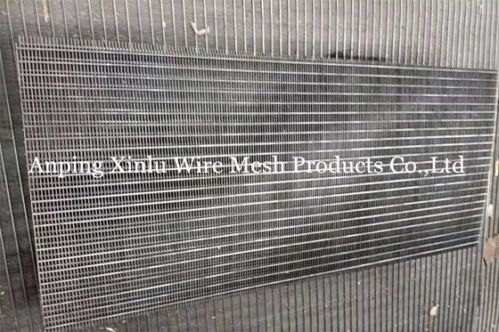 Flat Wedge Wire Screen Panel / Industrial Filter Plate SS304L SS316L Customized