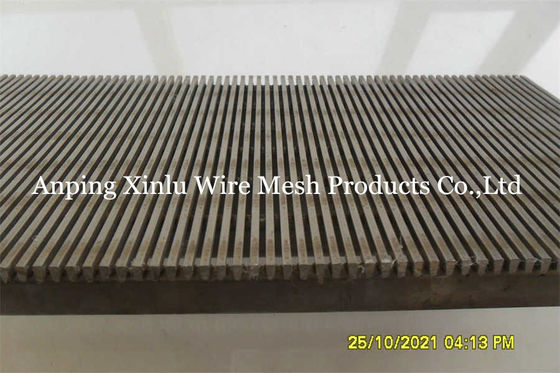 Flat Johnson Wedge Wire Continuous Slot Screen Panel for washing coal filter