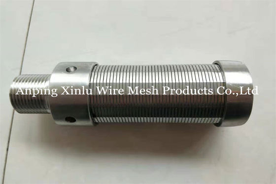 Threaded Stainless Steel Filter Screen DN 53mm x G 3/4&quot; For Resin Trans