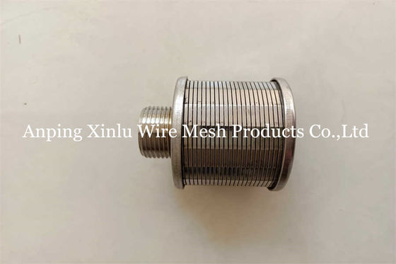 53mm Diameter Stainless Steel Filter Screen 304 321 Water Gas Wedge Wire Strainer