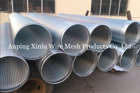 14&quot;  V Wire Wrap Water Well Sand Spiral Screen Tube For Heat Pump