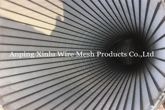 14&quot;  V Wire Wrap Water Well Sand Spiral Screen Tube For Heat Pump