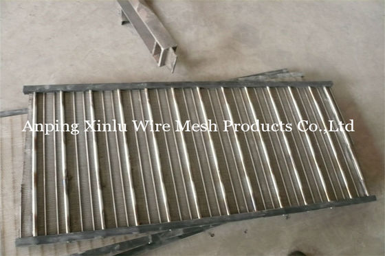 SS Aisi 304 1mm Slot Flat Wedge Wire Screen Panel Johnson Grating Filter Plate