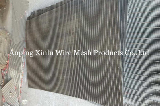 Stainless Steel Slotted Vee Wedge Wire Screen Panel Electric Resistance Welding