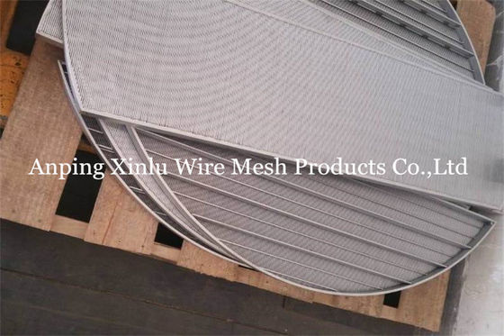 Stainless Steel Slotted Vee Wedge Wire Screen Panel Electric Resistance Welding