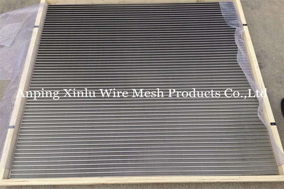 Stainless Steel Slotted Vee Wedge Wire Screen Panel Electric Resistance Welding