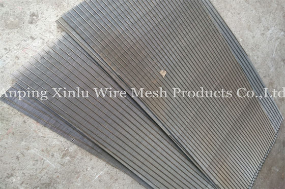 Stainless Steel Slotted Vee Wedge Wire Screen Panel Electric Resistance Welding