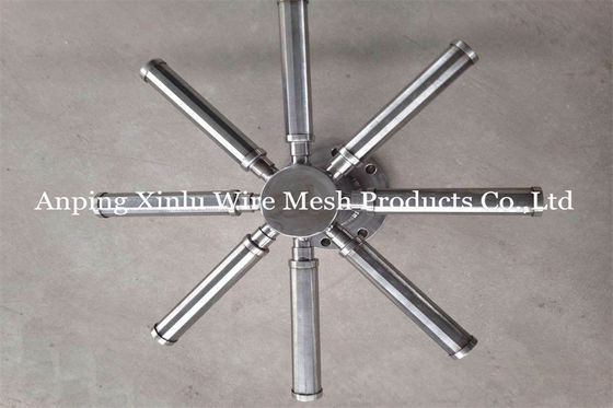 SS 316L Johnson Wedge Wire Lateral Pipe Assemblies DN32 219mm