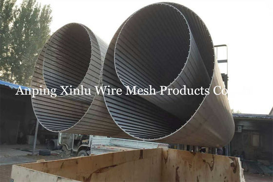 450mm Diameter Johnson Wedge Wire Screen Pipe Smooth Surface And Edge Type