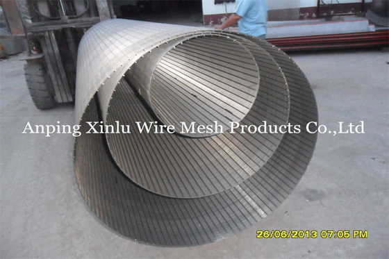 450mm Diameter Johnson Wedge Wire Screen Pipe Smooth Surface And Edge Type