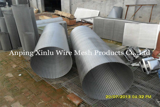 450mm Diameter Johnson Wedge Wire Screen Pipe Smooth Surface And Edge Type