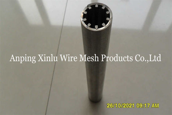 DN25mm Welded Wedge Wire Candle Filter For Ion Exchange Header Lateral
