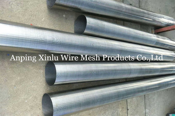 6m Length SS Grade 304 Vee Wire Screen Pipe Infiltration Gallery At Intake Well