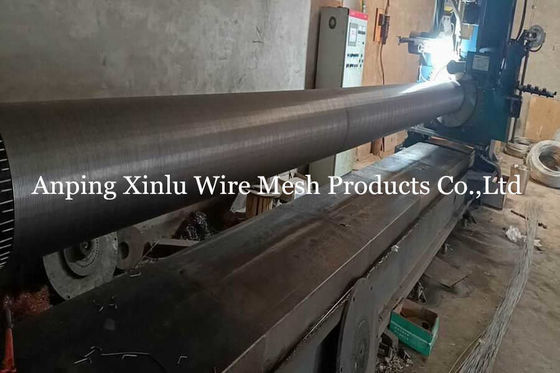 6m Length SS Grade 304 Vee Wire Screen Pipe Infiltration Gallery At Intake Well