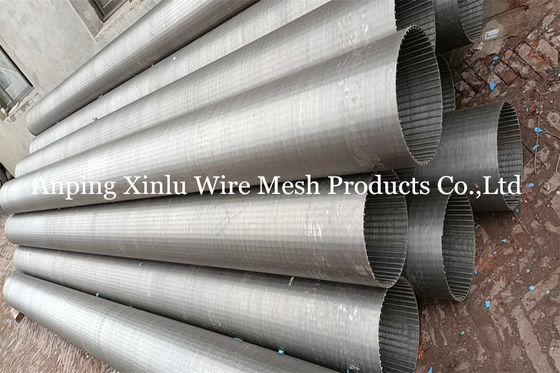 6m Length SS Grade 304 Vee Wire Screen Pipe Infiltration Gallery At Intake Well