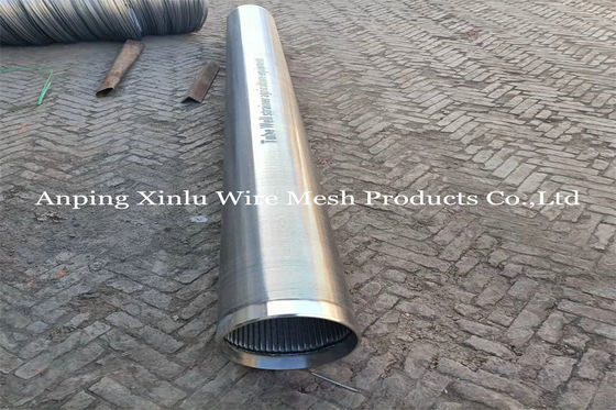 Sand Control Continuous Slot Water Well Angular Screen Filter Pipe 6 Inch 316L Wedge Wire