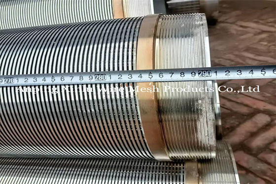 Sand Control Continuous Slot Water Well Angular Screen Filter Pipe 6 Inch 316L Wedge Wire