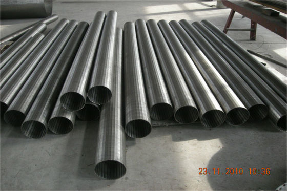 Anti Corrosion SS304 Diameter 219mm Johnson Wire Water Well Screen Pipe 80 Bars 8&quot; Spiral wire Strainer Tube