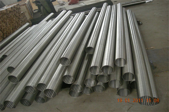 Anti Corrosion SS304 Diameter 219mm Johnson Wire Water Well Screen Pipe 80 Bars 8&quot; Spiral wire Strainer Tube