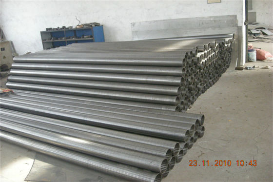 0.5m Legnth Water Well Screen Pipe SS AISI304 304L 302 316 316L Wedge Wire
