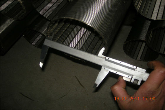 0.5m Legnth Water Well Screen Pipe SS AISI304 304L 302 316 316L Wedge Wire