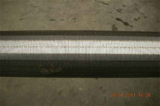 Steel 08x18h10 OD 126mm Water Well Screen Pipe For Wastewater Treatment