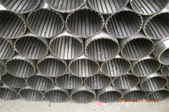 Steel 08x18h10 OD 126mm Water Well Screen Pipe For Wastewater Treatment