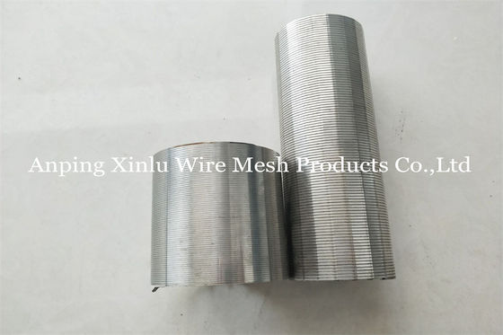 DN200 Filter Slot 35-100 Mesh Johnson Type Vee Wire Screen Pipe