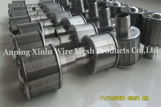 Easy Installation Johnson V Wire Filter Nozzle / Wedge Wire Strainer Nozzle