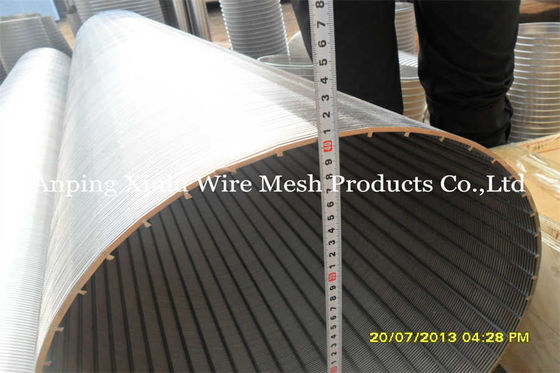 Stainless Steel Vee Wire Screen Basket With Continuous Slotted Opening