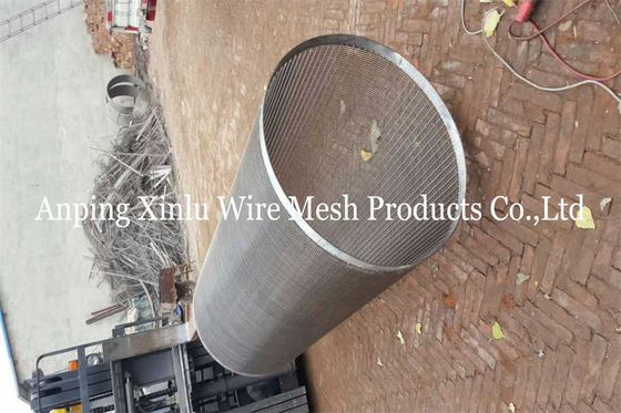 Non Clogging Continuous Slot Screen Cylinder For Continuous Centrifuge