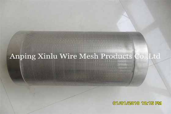 8 5 / 8 &quot; Water Well Continuous Slot Screen V Wedge Shaped Metal Material