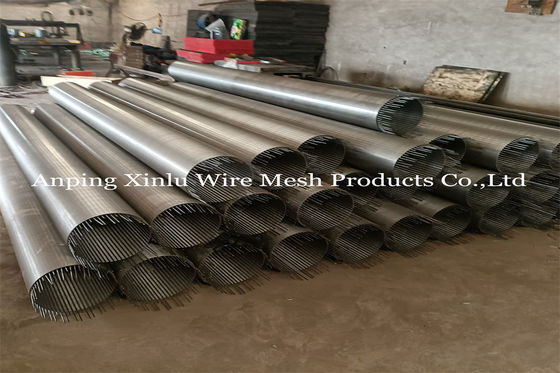 8 5 / 8 &quot; Water Well Continuous Slot Screen V Wedge Shaped Metal Material