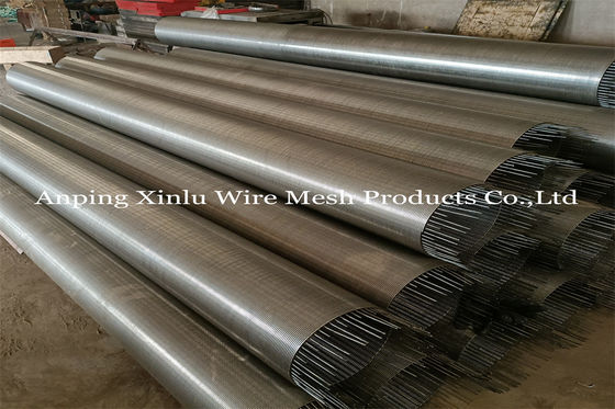 8 5 / 8 &quot; Water Well Continuous Slot Screen V Wedge Shaped Metal Material