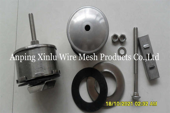 82mm Double Flow SS Johnson Screen Nozzle Wedge Wire Filter False Bottom Nozzle