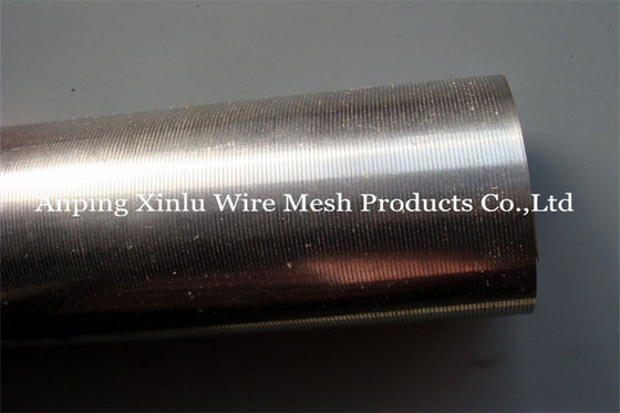 Sand Control Continuous Slot Water Well Angular Screen Filter Pipe 6 Inch 316L Wedge Wire