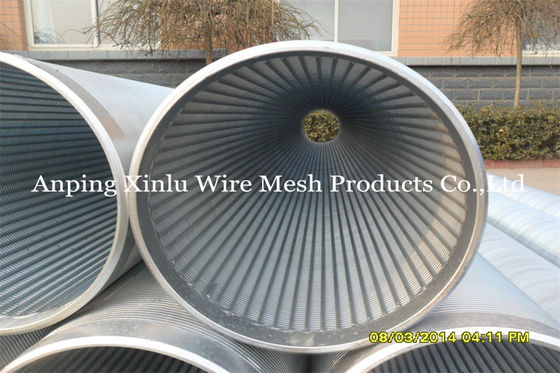 Low Carbon Galvanized Johnson V Wire Screen Pipe Sand Control 219mm