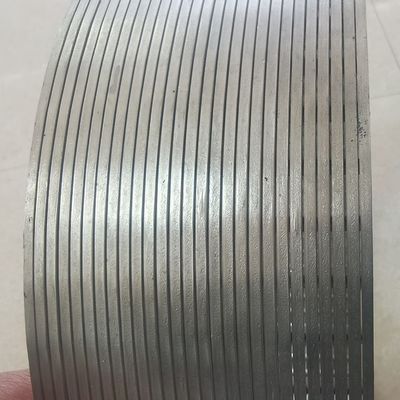 3.2x6mm Continuous Slot Vee Wire Wrapped Screen Pipe For Deep Well Drilling