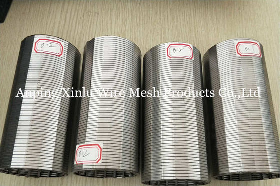 6-5/8&quot; Continuous Slot Water Well Vee Wire Screen Polishing For Sand Control