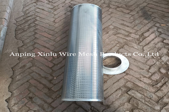 1.5 X 2mm 316L Reverse Continuous Slot Wedge Wire Screen Cylinder