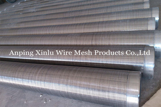 ISO Profile V Wire Johnson Sand Control Screens Pipe With 0.04&quot; Gap