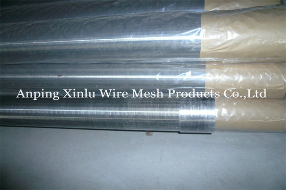 ISO Profile V Wire Johnson Sand Control Screens Pipe With 0.04&quot; Gap
