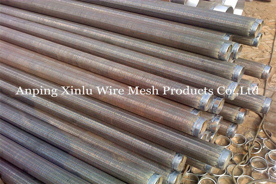 3&quot; Low Carbon Galvanized Water Well Screen Pipe Non Clogging For Oil Filtration