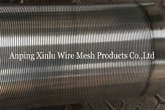 Stainless Steel Wedge Wire Water Well Screen Pipe With 0.5mm Slot