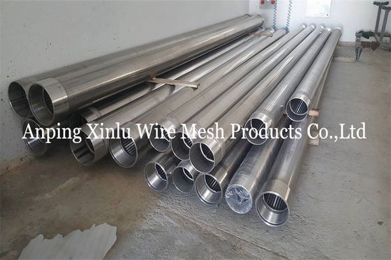 Johnson Type SS316L Od168mm Wedge Wire Screens With Threaded Ends for Water Treatment