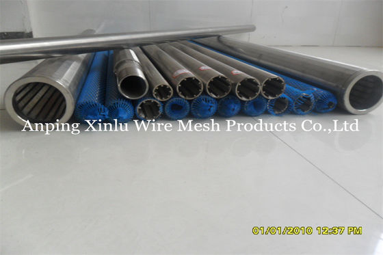 Johnson Type Wedge Wire Screen Pipe Continuous Slot Dia 125mm