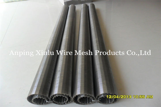 Johnson Type Wedge Wire Screen Pipe Continuous Slot Dia 125mm