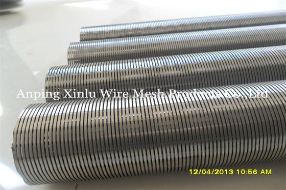 Johnson Type Wedge Wire Screen Pipe Continuous Slot Dia 125mm