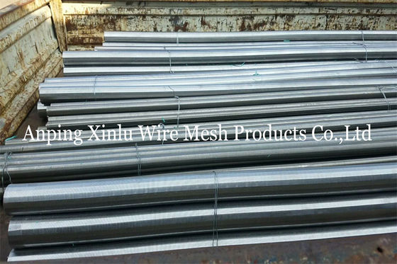 Johnson Type Wedge Wire Screen Pipe Continuous Slot Dia 125mm