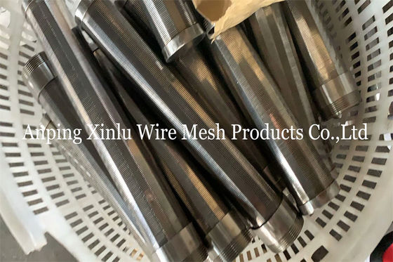 Johnson Type Wedge Wire Screen Pipe Continuous Slot Dia 125mm